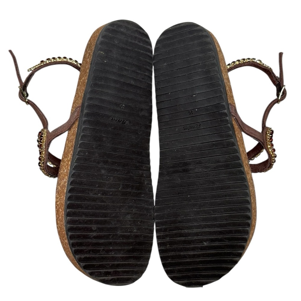 Bata Snake Thong Sandals Italian Made Size 39 - Picture 4 of 16